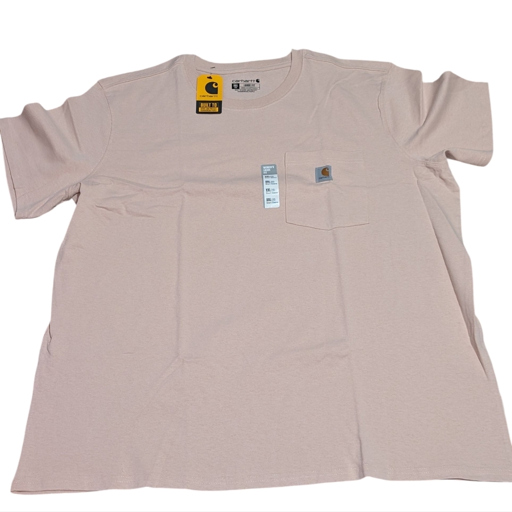 Carhartt Pink Short Sleeve Tee loose fit women XXL NWT